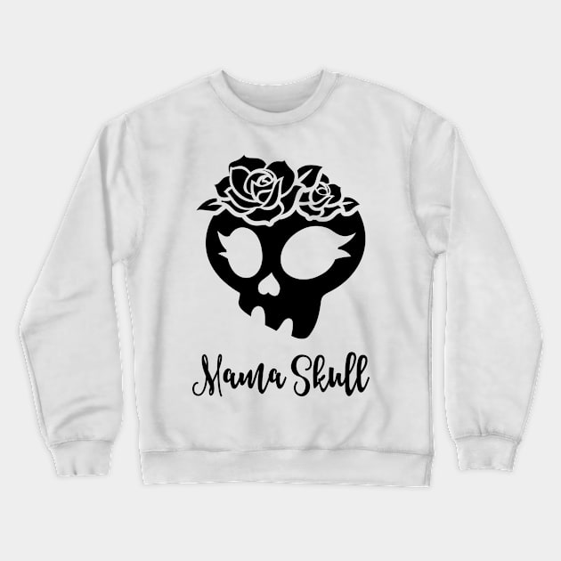 Trollhunters - Mama Skull Crewneck Sweatshirt by BadCatDesigns